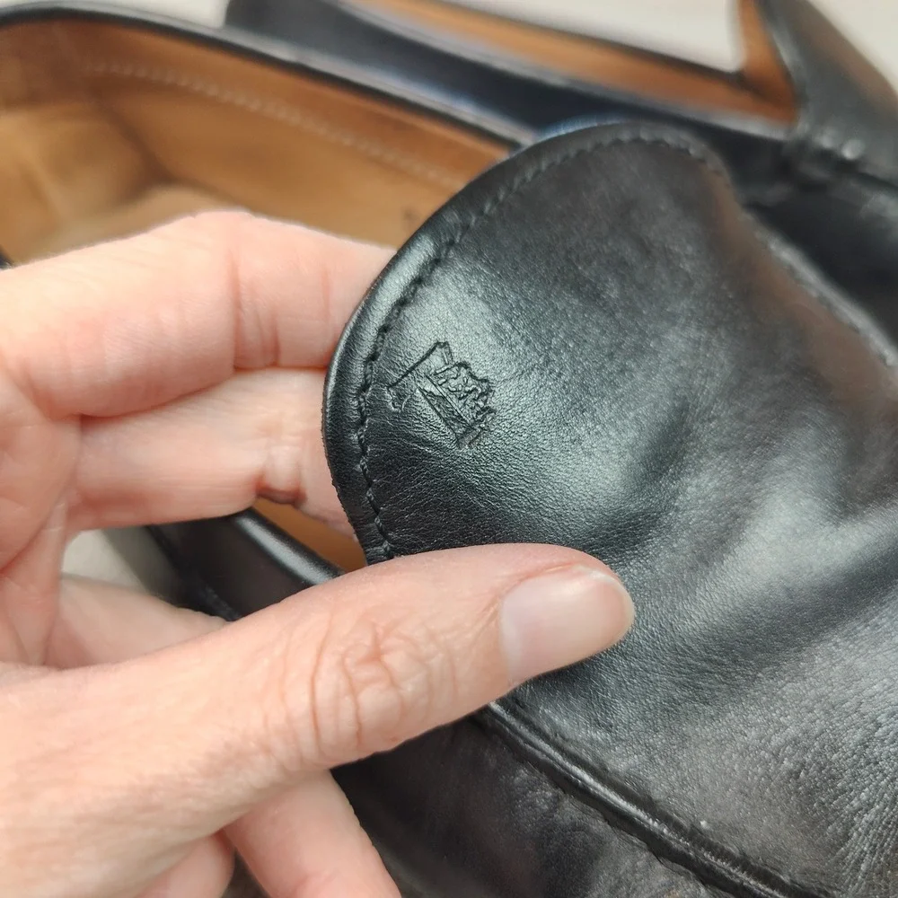 Tod's Gommino Driving Shoes Mens 7.5 Black Leather Slip‎ On Loafers Shoes